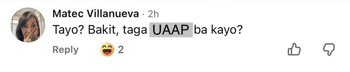 tswiftstan120's tweet photo. Matec Villanueva to non-uaap fans: https://t.co/pUUAjKQh5Q