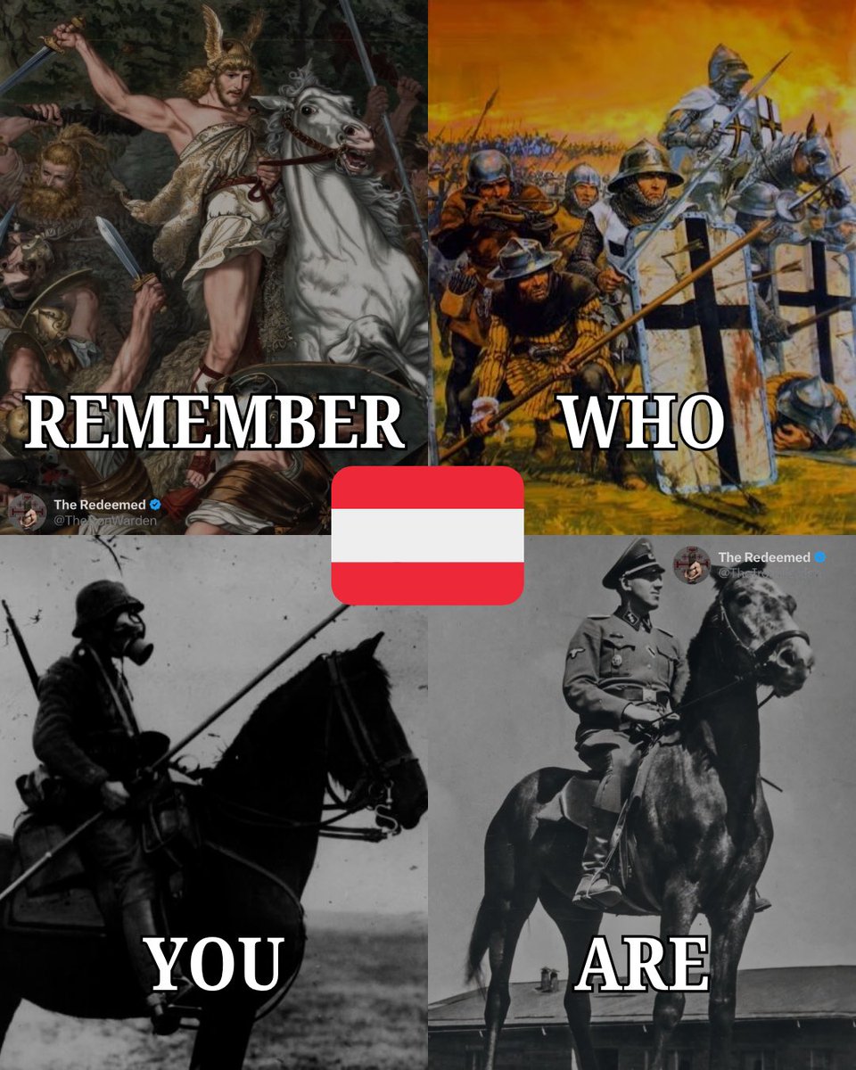 TheIronWarden's tweet photo. ✠ Remember Who You Are White Man ✠ https://t.co/X34IfXMDaZ