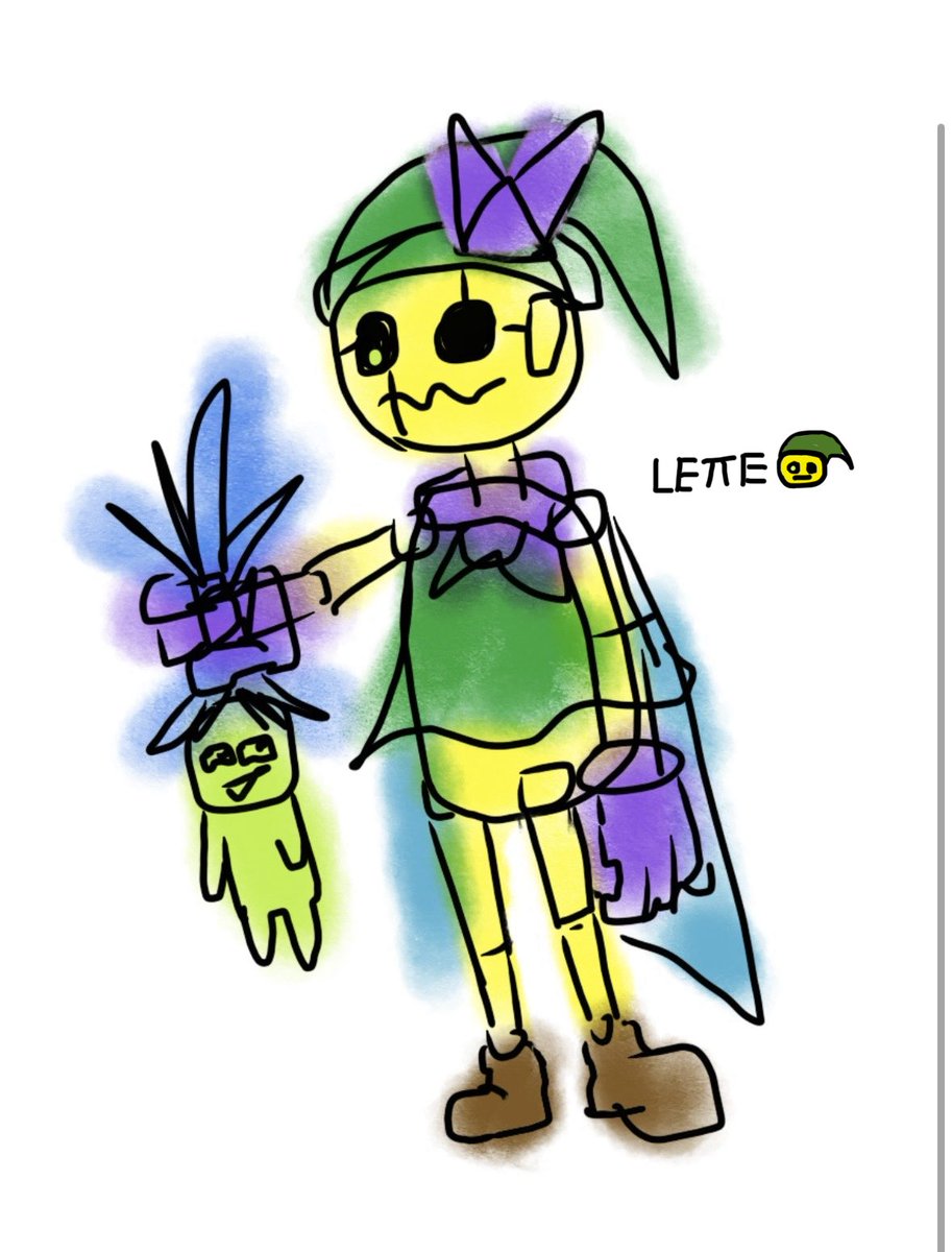 Lettegear's tweet photo. レットの記録#5.1

レットは資源となる植物？を引っこ抜きました。
「みっけ！……アレレ？」
#落書き https://t.co/5BhnM5DfIS