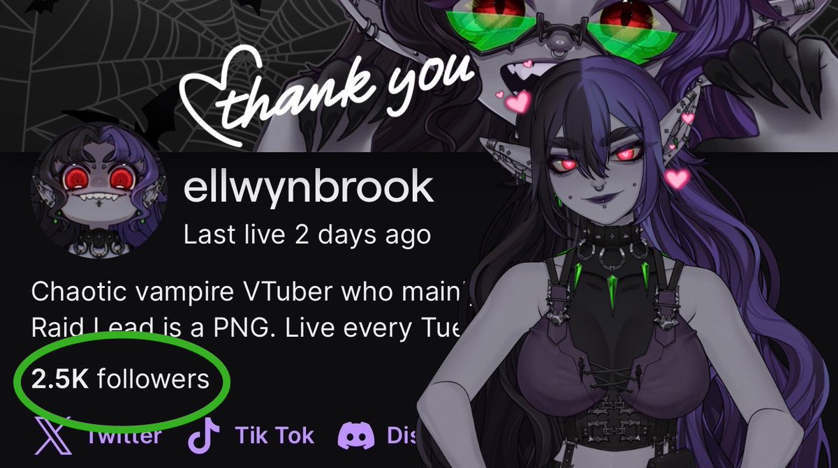 ellwynbrook 🧪🩸『 V-SpookyGirls 』 tweet media