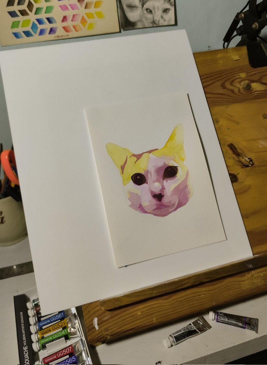injun0hae's tweet photo. Padahal lagi lukis chiro malah kemana ini dia gak pulang pulang, kepikiran banget soalnya gak biasa makan di luar dan mau poop dan pip pun selalu pulang 😢 https://t.co/p02tQePqPi