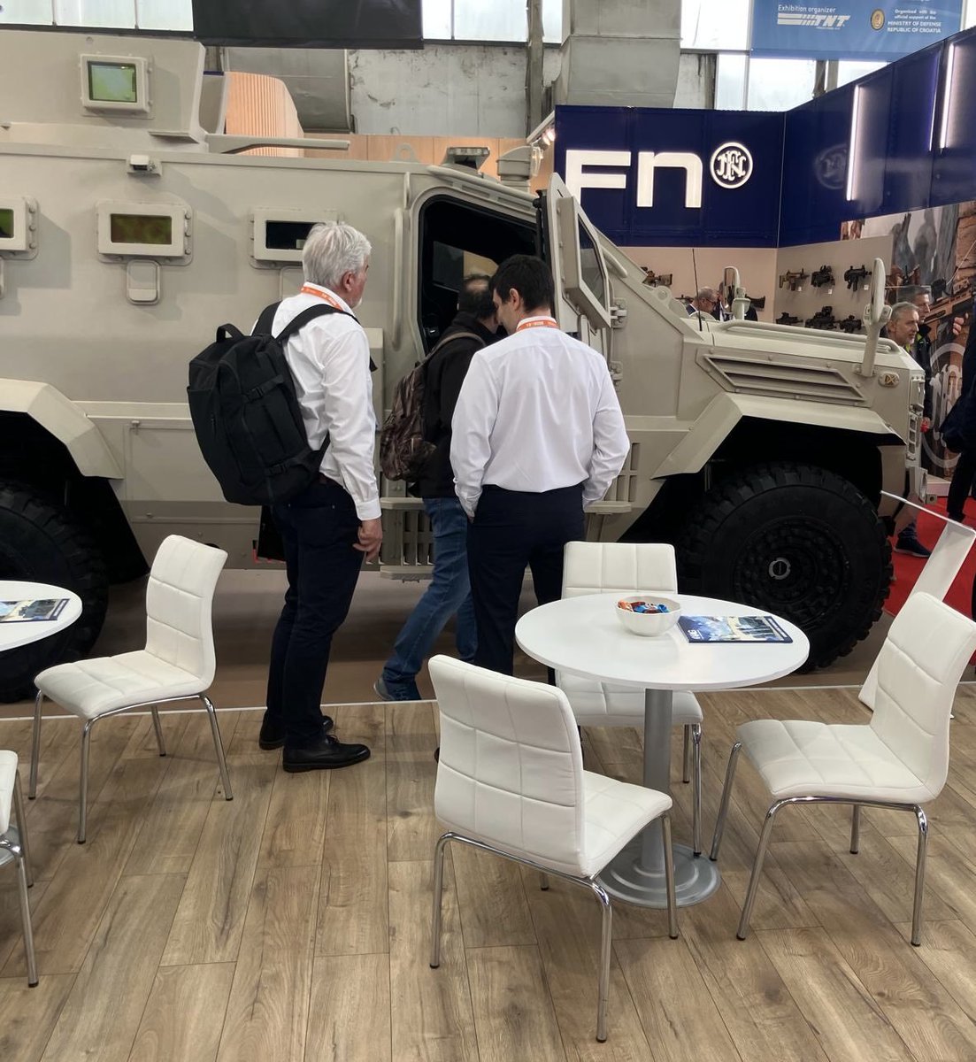 IAG_US's tweet photo. A successful showcase for IAG at the BSDA, Romania 2026.
It was a pleasure connecting with defense industry leaders, partners, and visitors while presenting our latest mobility and protection solutions.

#IAG #BSDA2026 #Defense #Security #GuardianXtreme https://t.co/26G0pBt8QW
