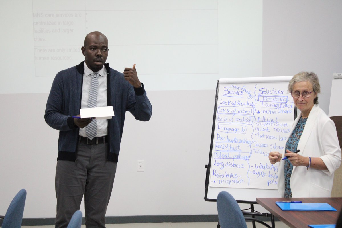 PAHOCaribbean's tweet photo. PAHO/WHO &amp; the Ministry of Health🇬🇾 hosted an mhGAP Training of Trainers &amp; Implementation Workshop, equipping healthcare workers to deliver mental health services at the primary care level.
#MentalHealthMatters #mhGAP #Guyana #HealthForAll https://t.co/OnKBRGsgT9