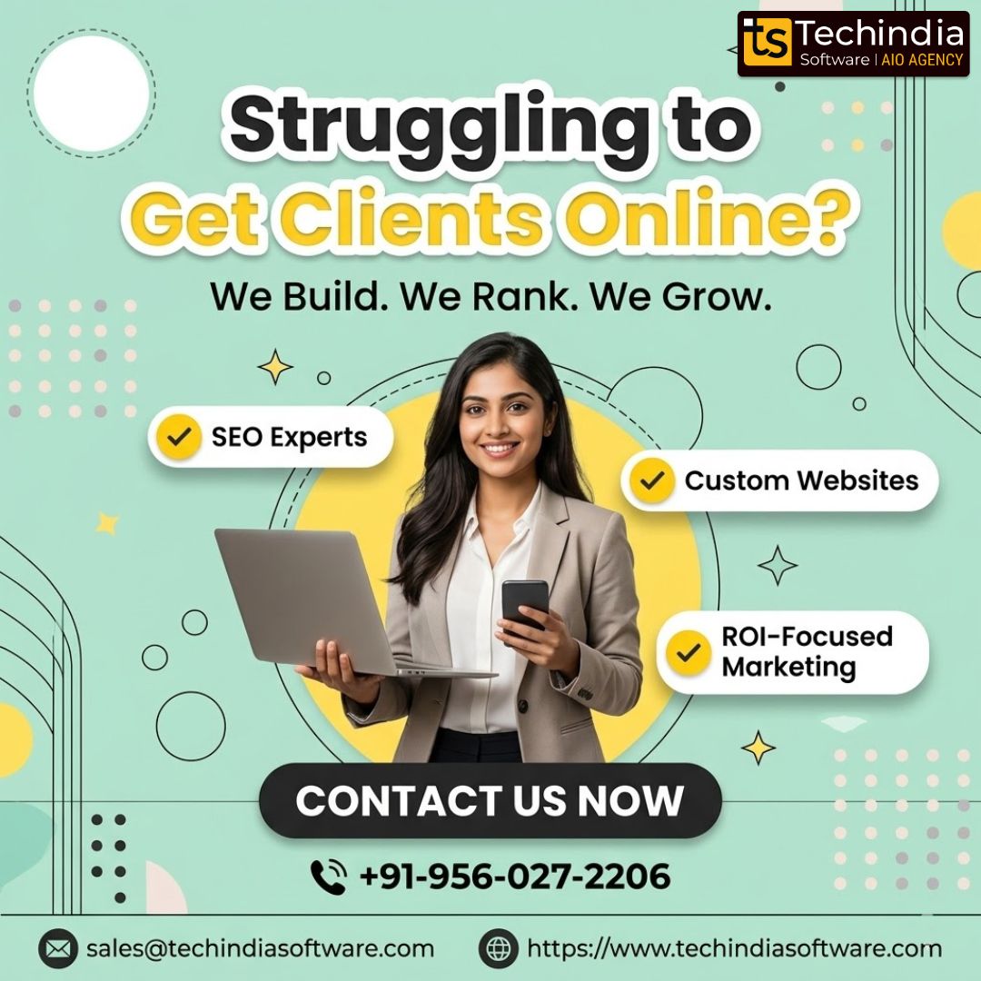 Techindiaa's tweet photo. Your competitors are getting found online. Are you?

We help businesses grow with smart SEO, websites &amp; digital marketing.

📞 +91-956-027-2206
🌐 https://t.co/GbBagZWR4g

#SEO #DigitalMarketing #BusinessGrowth #TechindiaSoftware  #WebDevelopment #SEOAgency #MarketingStrategy https://t.co/J1hMLwSHE0