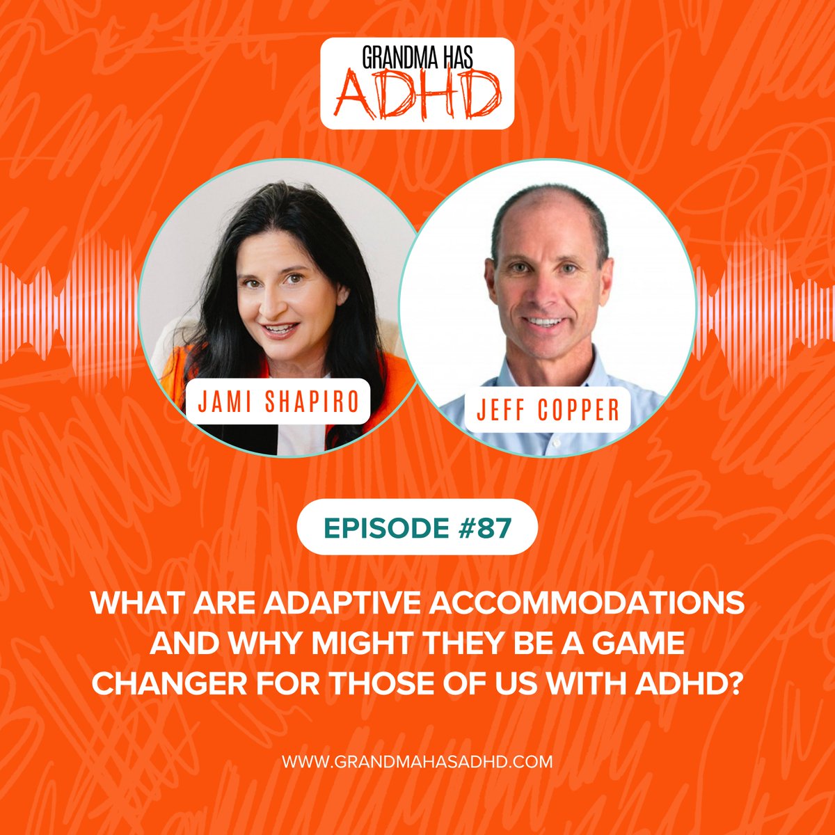 AttnTalkRadio's tweet photo. ADHD support needs an upgrade. In this eye-opening episode of Grandma Has ADHD, we explore “adaptive accommodations” — supports designed to reduce cognitive load instead of increasing pressure. 
https://t.co/NErD9qJjbd

#adhd #GrandmaHasADHD #ADHDandAging #Motivation https://t.co/jgigHPdDu0