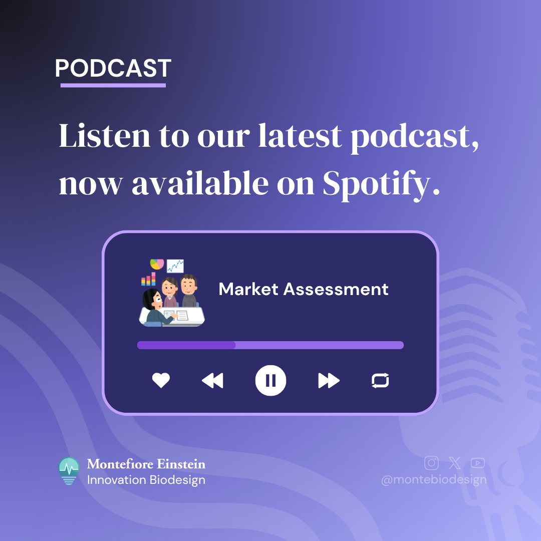 montebiodesign's tweet photo. Available on Spotify at 7:00 PM 🎙️

Patrick H. on building venture-scale startups through customer discovery + Patty Conaban on digital adoption and the 4-stage Digital Maturity Model — the “yin and yang” of health tech innovation ☯️

#HealthTech
@MontefioreNYC @EinsteinMed https://t.co/JY3vXC5nT2