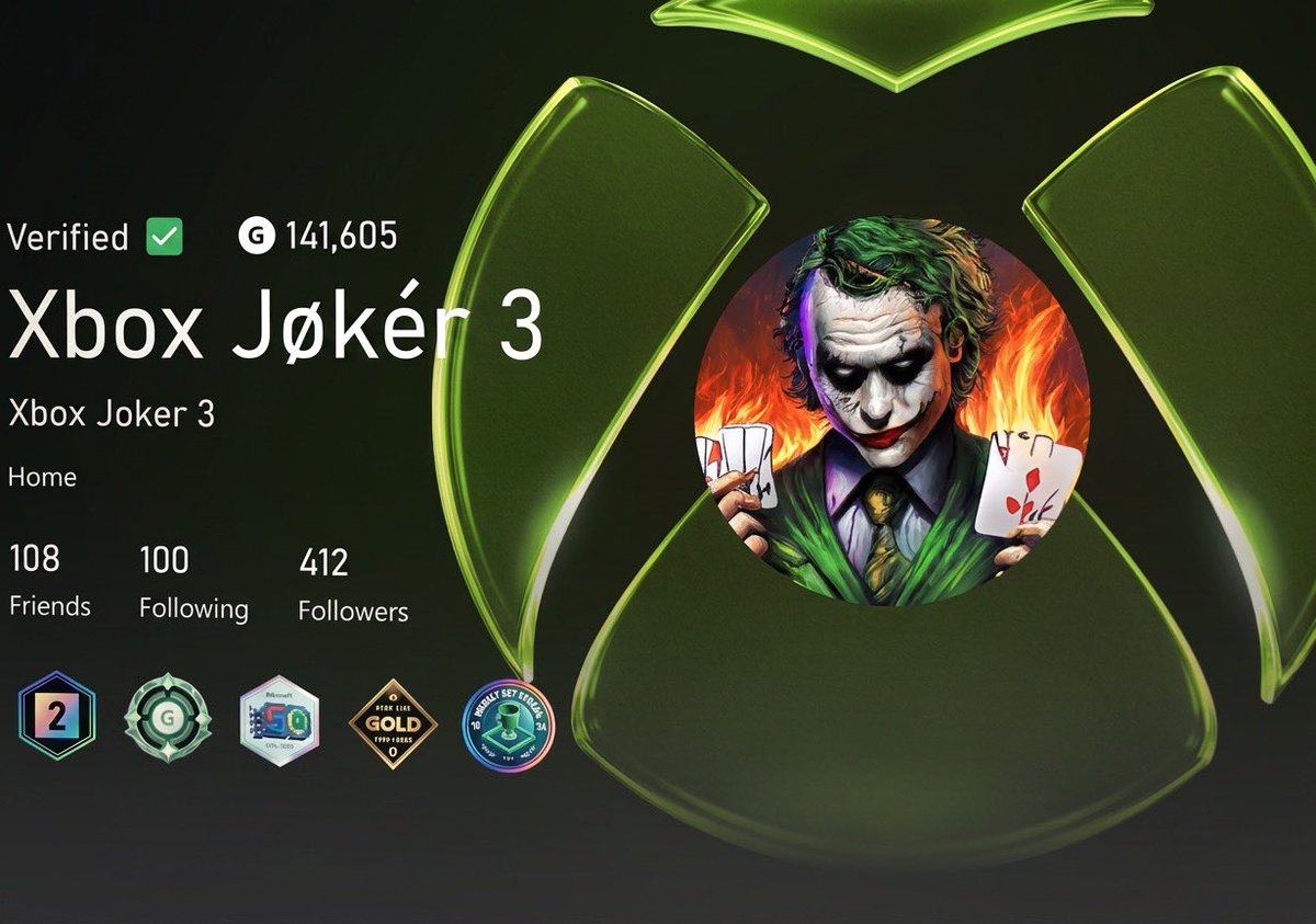 XBOX Joker 🃏 tweet media