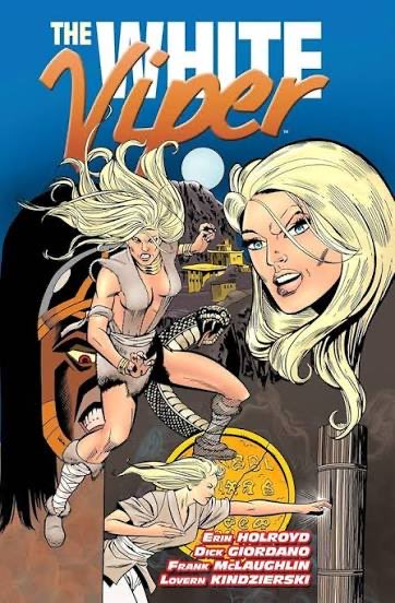 RockingJamboree's tweet photo. @KevinWolffart Frank McLaughlin and Dick Giordano created a martial arts character together: The White Viper! This was written by Erin Holroyd (McLaughlin’s daughter). 

Originally published by @comicmix. It saw print in 2011! https://t.co/tPKTVbRXNY