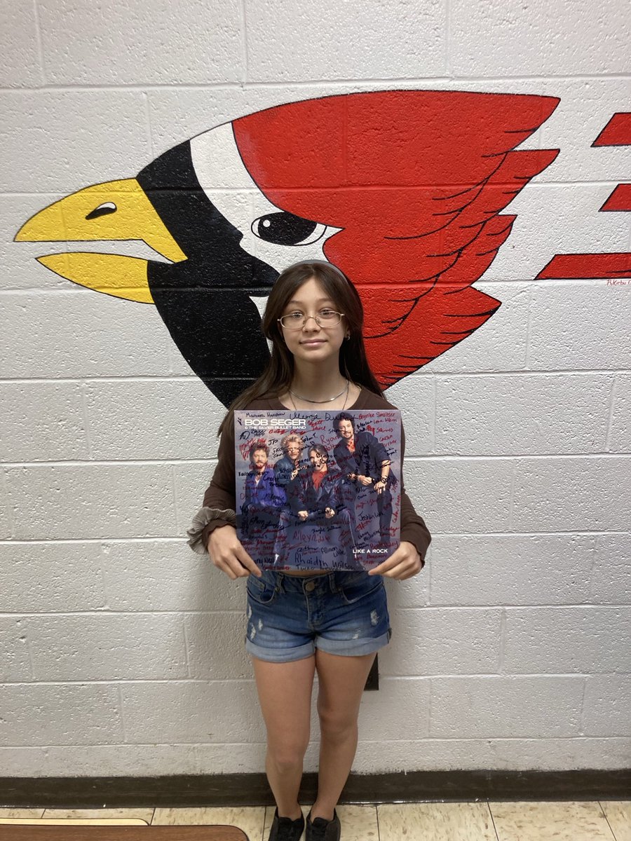 bgooding92's tweet photo. Week 37 Positive Office Referrals: Emma Frakes. Like A Rock! It’s A Great Day To Be A Cardinal/Titan! https://t.co/1kLtYnhqCU