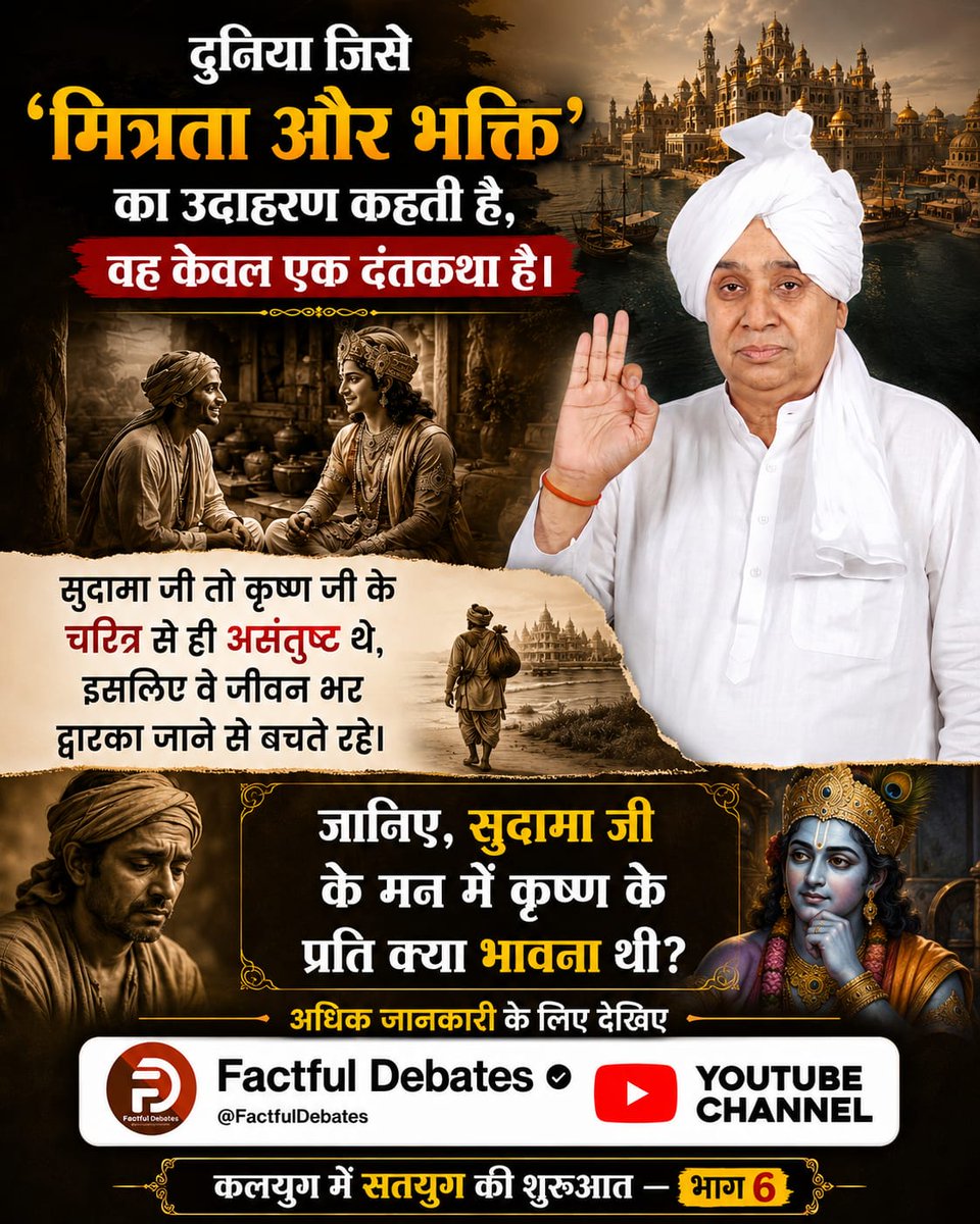Muktanand 🇮🇳 #सुदामा_कृष्णजीके_भक्त_नहींथे tweet media