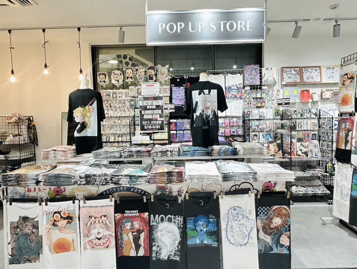 本日スタート✌️ 渋谷POPUP STORE始まりました！ スクランブル交差点