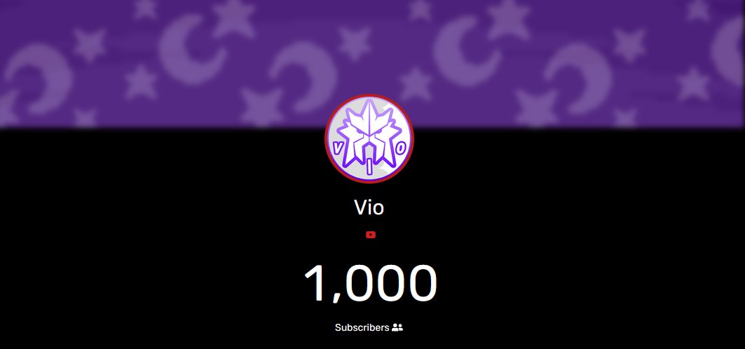 vios_world's tweet photo. i hit 1k subs today, thank you :) https://t.co/qomDenjeD9