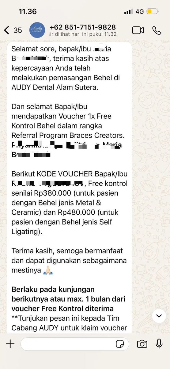 midsummercc's tweet photo. WAAAAA seneng banget bisa bagi2 voucher GRATIS kontrol behel di audy dental.
Apalagi biaya di ortho kan bukan yg murah ya guys, jadi lumayan banget kalo bisa dapet benefit tambahan pls😭

Kalau ada yg lagi proses pasang behel di audy juga boleh dm aku yaa🫶 https://t.co/BelgWWRl41