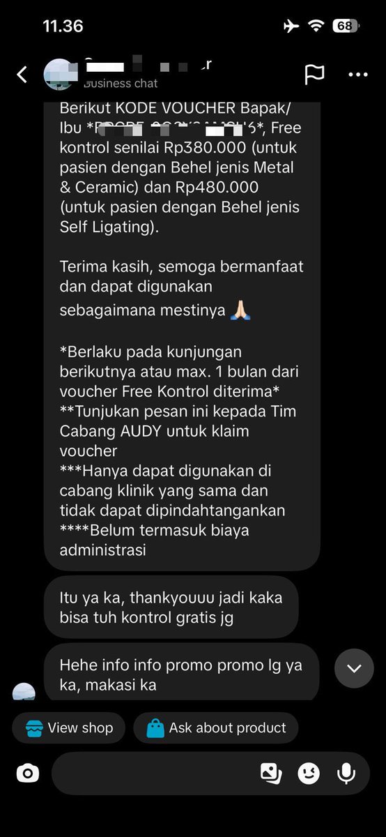 midsummercc's tweet photo. WAAAAA seneng banget bisa bagi2 voucher GRATIS kontrol behel di audy dental.
Apalagi biaya di ortho kan bukan yg murah ya guys, jadi lumayan banget kalo bisa dapet benefit tambahan pls😭

Kalau ada yg lagi proses pasang behel di audy juga boleh dm aku yaa🫶 https://t.co/BelgWWRl41