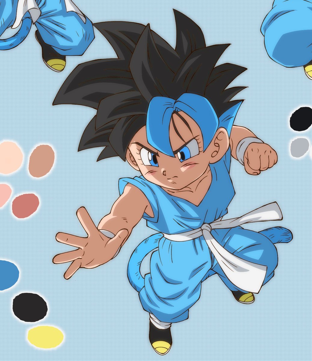 Gogebul__Chan's tweet photo. https://t.co/u7ay81jkfB

People ask where I get Zuzu main hairstyle from 👀 well if it's not obvious lol from gogeta lesser beloved son Gohanks https://t.co/h948qUrR9b