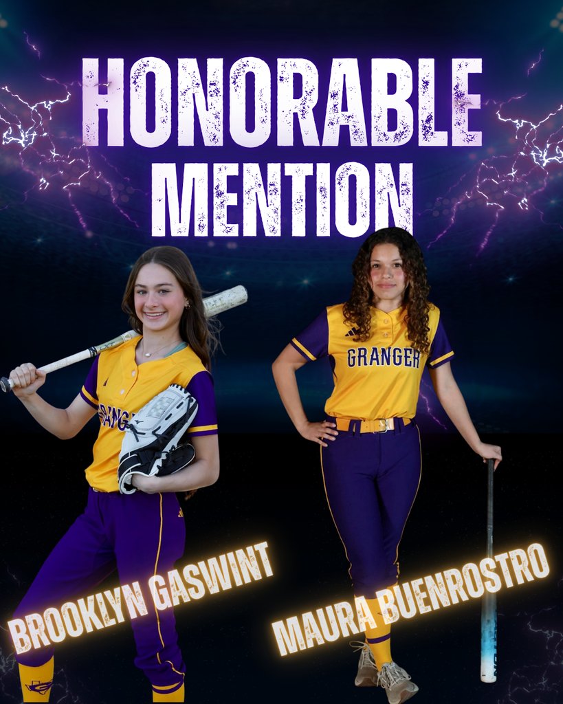 Granger_Lions's tweet photo. Here are your Granger Lady Lions 2026 All-District selections! Congratulations, ladies—outstanding work and well deserved! https://t.co/WLzpAF0Jgz