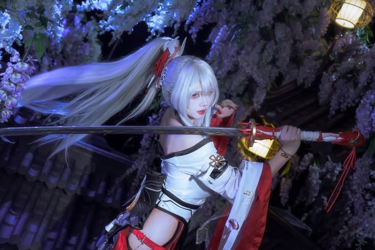 alpha0i9's tweet photo. I don't know who this beautiful cosplayer is, but she looks amazing. 🥹 https://t.co/iqhvbTN1ym
