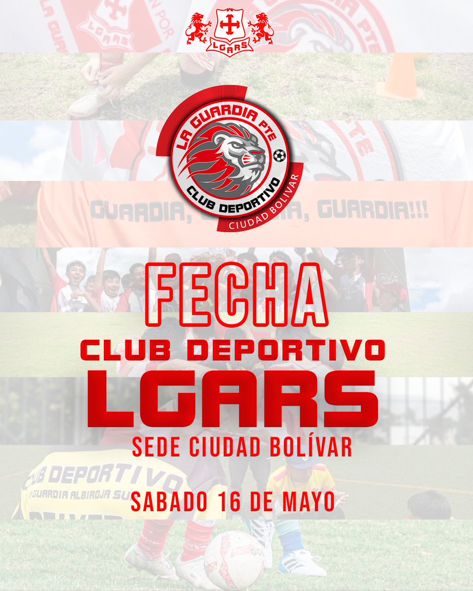 lgars_club's tweet photo. 📅 Agendate con la fecha de competición del Club Deportivo LGARS sede Ciudad Bolivar, apoyemos a nuestros leones en la fecha 3 de Copa Santa Fe, Vamos Todos Juntos 🇮🇩⚽.
#lgars #clubdeportivolgars https://t.co/gvO747ZyLw