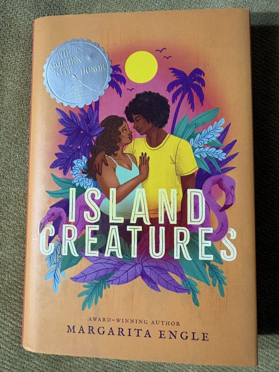 margaritapoet's tweet photo. Thank you to @scbwi for these beautiful silver Golden Kite Award Honor stickers! #BookAward #writingcommunity #YAbooks #LatinxBooks #LoveStories #Cubabooks #IslandCreatures @Simonteen https://t.co/QpUTujSJqA