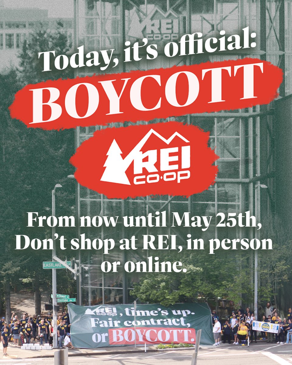 REI Union tweet media