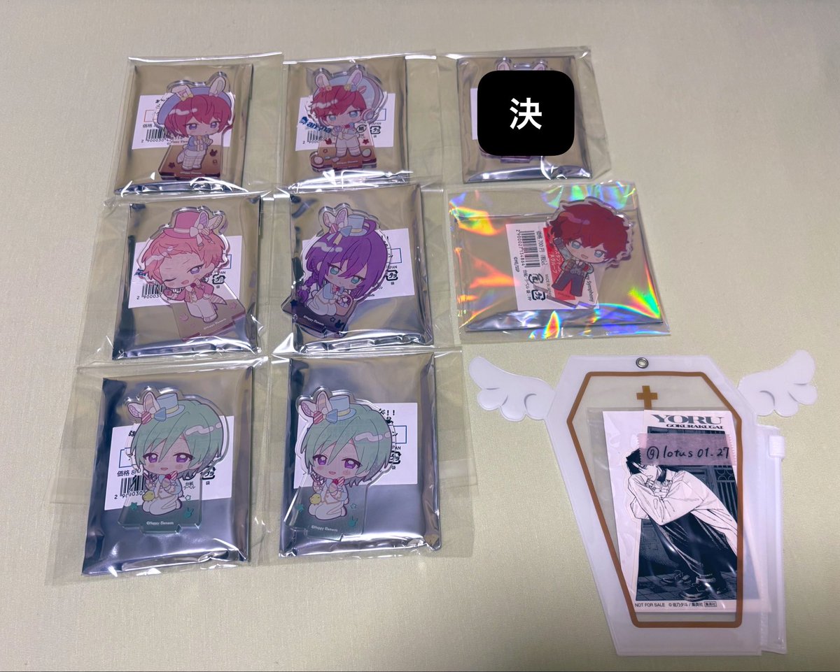 lotus01_27's tweet photo. 【交換・譲渡】あんスタ アニカフェ アクスタ アクリルスタンド

譲）☆司、一彩、宗、マヨイ、巽
過去弾：一彩

求）レオ、舞珠>>維吹、カンナ
または異種：薫
☆以外：定価+送料〜希望額

⚠️郵送のみ、1部身内代理となります
・譲渡はPayPayまたは銀行振込のみ
・1点〜お気軽にお声掛けください https://t.co/7cmE9P9f5K