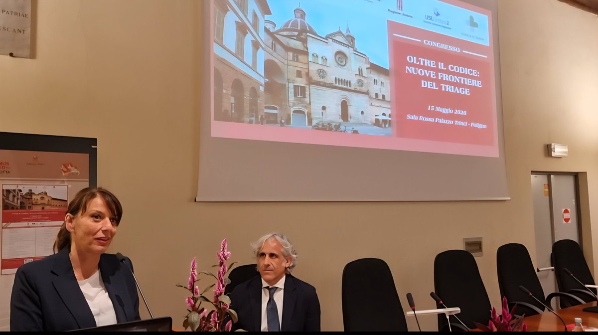 USLUmbria2's tweet photo. Foligno, Palazzo Trinci, congresso nazionale "Oltre il codice: le nuove frontiere del Triage" - USL Umbria 2 https://t.co/b2M0JdRHZP https://t.co/9NUrVWpfFy