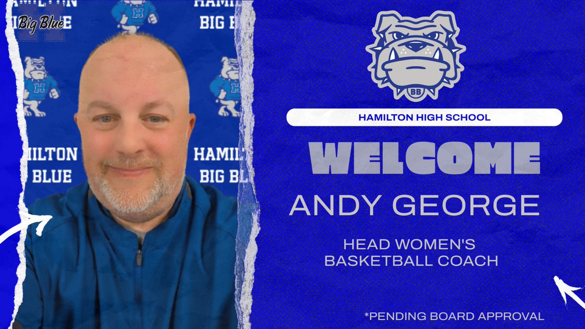 HHSBigBlueAD's tweet photo. Welcome Andy George as the New Head Women's Basketball Coach.
https://t.co/Sl6sr6X95t https://t.co/CLtLqcTxME