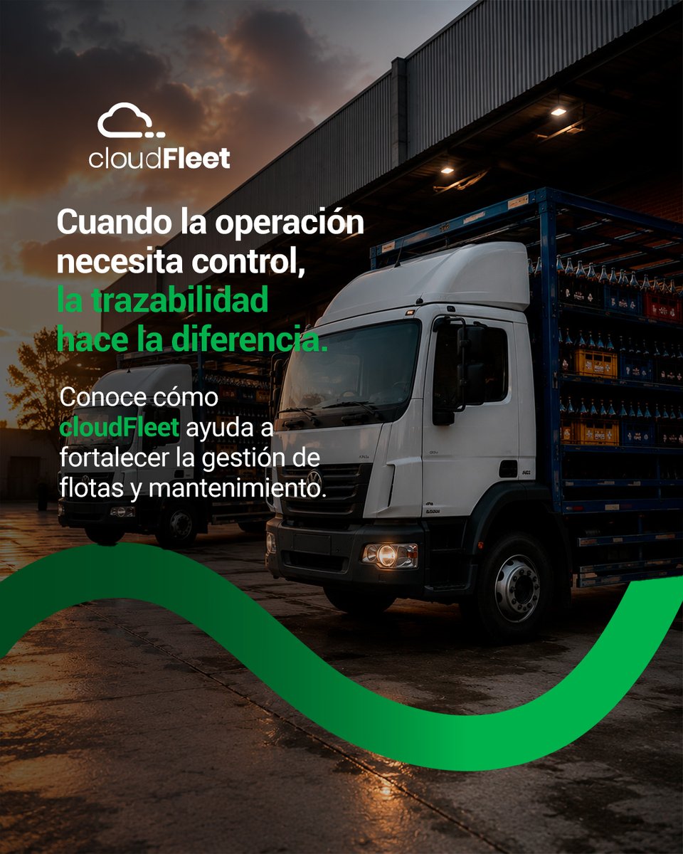 cloudfleet's tweet photo. En @@districer fortalecer el control operativo significó tener más trazabilidad, mejor seguimiento y mayor visibilidad en su gestión diaria. 🚛💚 Gracias por confiar en cloudFleet para acompañar la evolución de su operación. https://t.co/ch9XBY1hgC