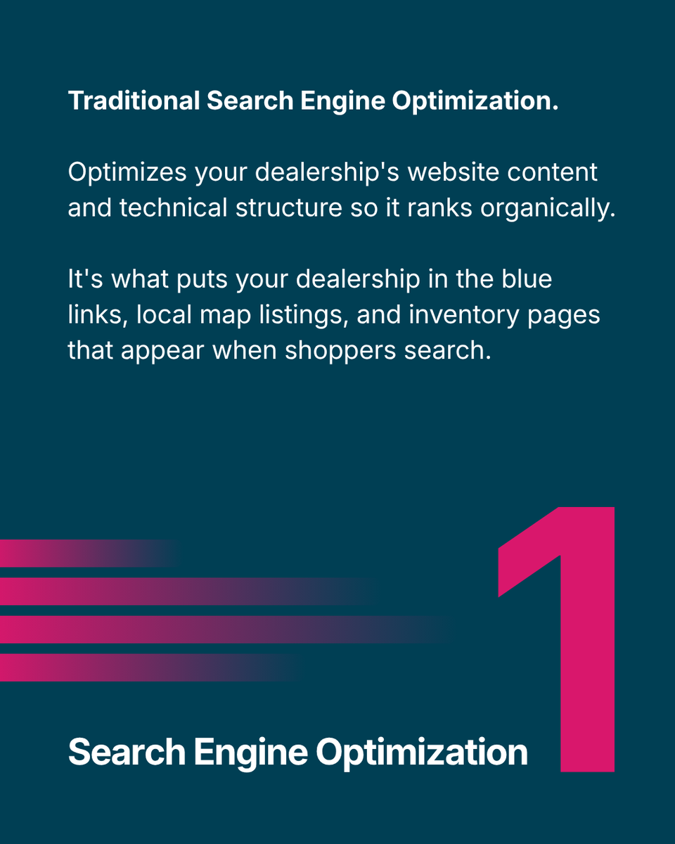 CatalystIQTeam's tweet photo. Effective automotive SEO services today should cover three disciplines: SEO, AEO, GEO. 

If your strategy only covers one of these, you’re leaving gaps in how shoppers find and choose your dealership.

Read the full blog to go deeper → https://t.co/qyNIB3jk3e https://t.co/H8gdYkg4LO