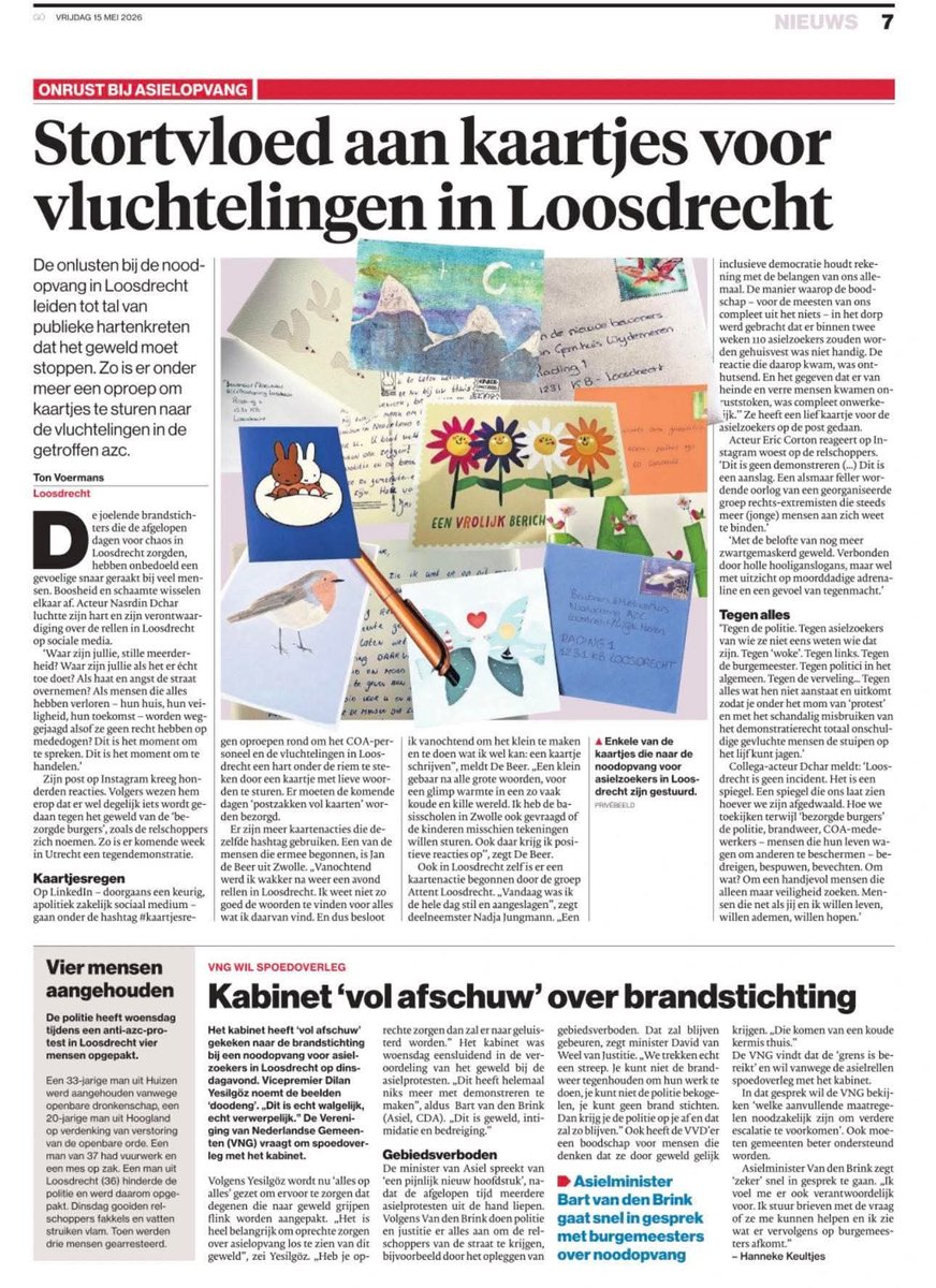 LuciaHardonk's tweet photo. Kijk ... dat is wat anders dan opstoken en onderbuikgevoelens voeden en het afzeiken ( "kijk  het deugvolk en de elite eens")  van hulp en het ontmenselijken en in gevaar brengen van medemensen.  🥰  #loosdrecht https://t.co/gWs2Z0F3ZF