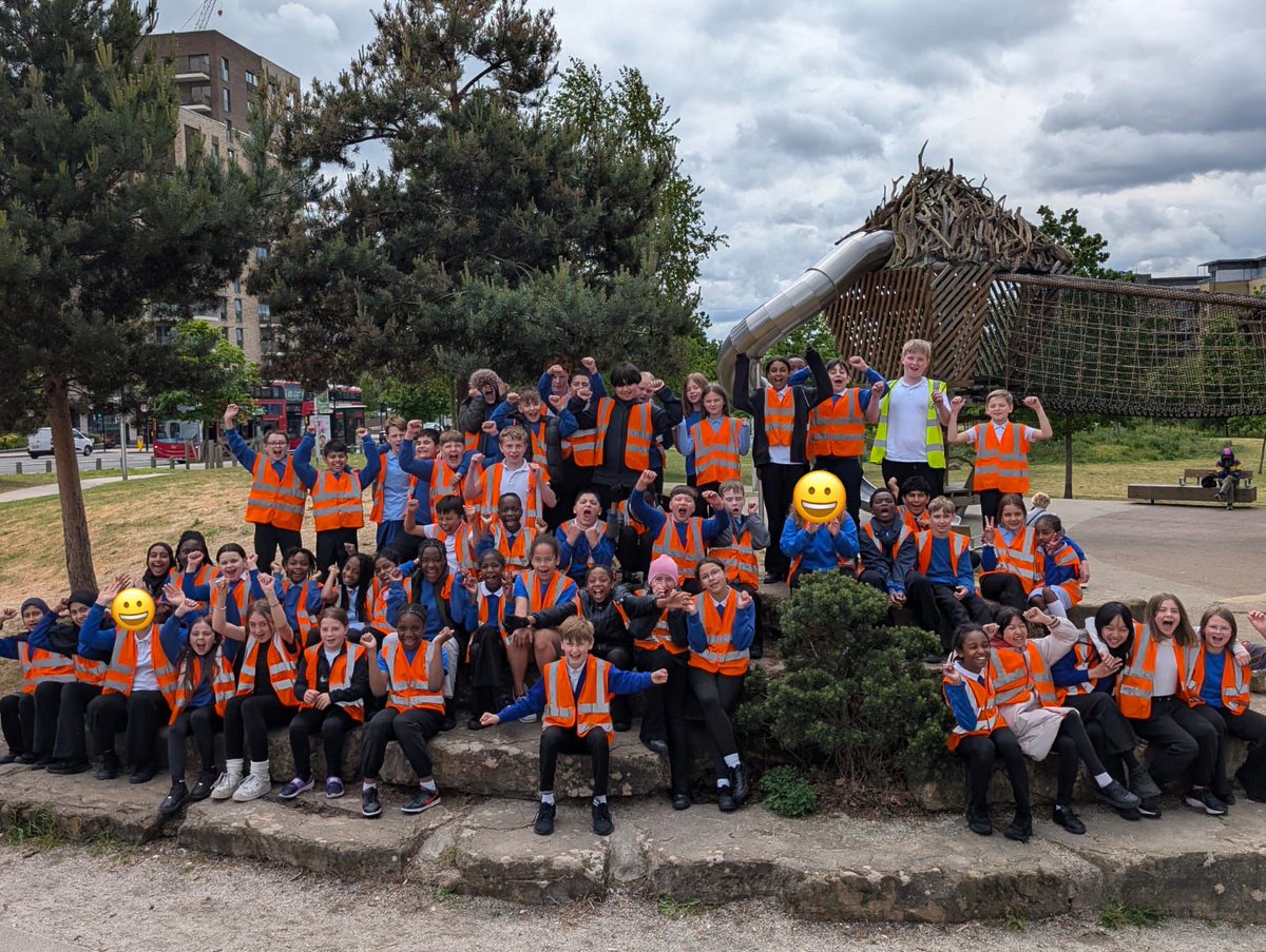 HaimoSchool's tweet photo. Year six have had "the best day of my life!" at the park today to celebrate the end of SATs. Well done to everyone for their great efforts this week and thank you to the parents who very kindly bought treats for the children to have on the trip. https://t.co/0sJXqVCFbj
