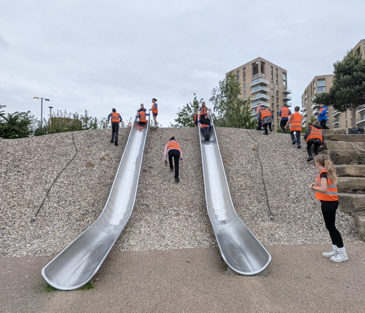 HaimoSchool's tweet photo. Year six have had "the best day of my life!" at the park today to celebrate the end of SATs. Well done to everyone for their great efforts this week and thank you to the parents who very kindly bought treats for the children to have on the trip. https://t.co/0sJXqVCFbj