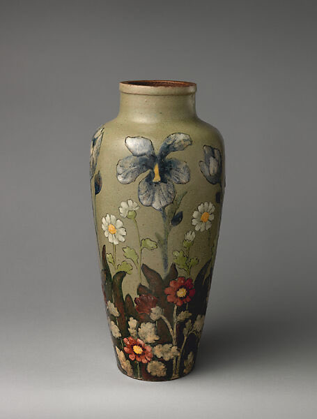 abigail200025's tweet photo. Good morning everyone ☀️🫶

Vase with flowers ~ Albert-Louis Dammouse 

ca. 1890–95

Medium: Stoneware

#ceramics #pottery https://t.co/K7fhO6OvBq