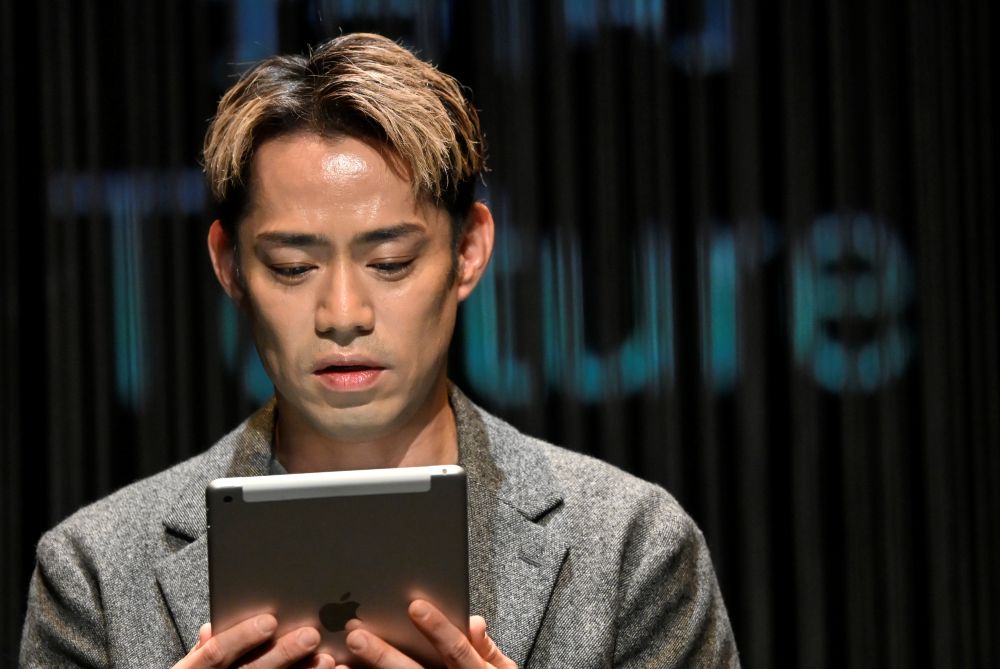 Daisuke Takahashi holds full rehearsal for the reading play 