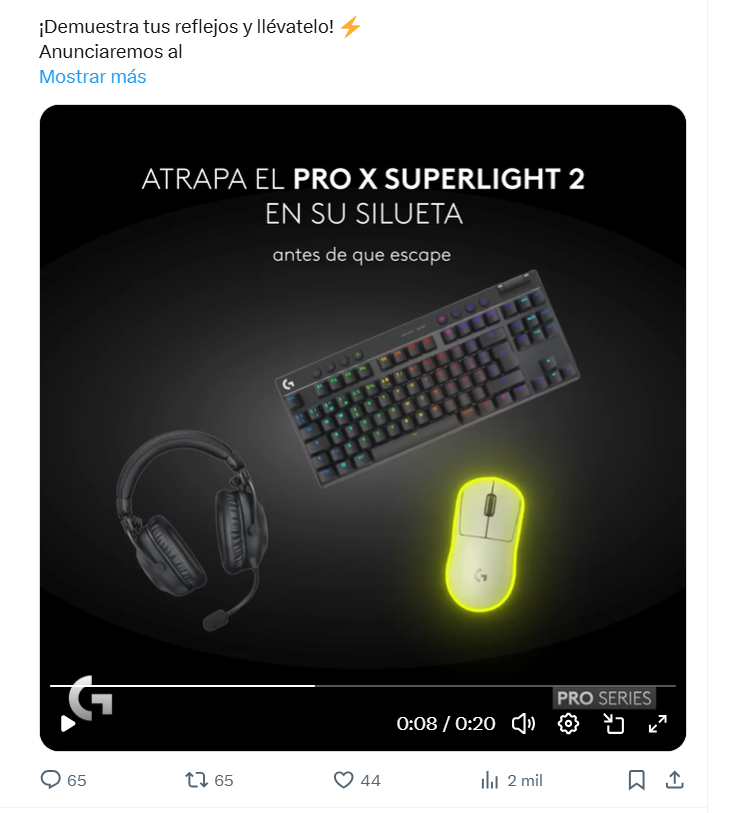 Rachelinamets's tweet photo. @LogitechG_ES Tenía que intentarlo jajajaja https://t.co/AmzkKmVLnH