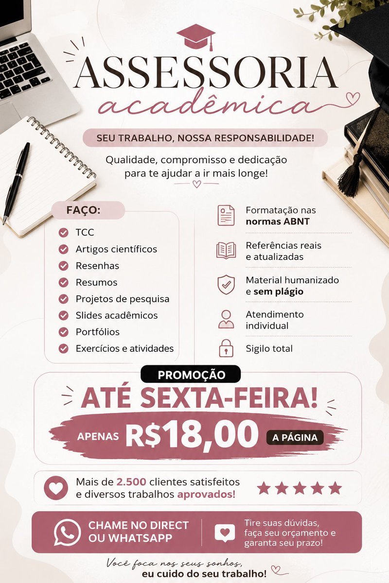 jheniamnd's tweet photo. Gente, estou precisando MUITO da ajuda de voces!!! Estou trabalhando com realização de trabalhos acadêmicos de todas as áreas (menos cálculos), a fim de ajudar pessoas que não tem tempo ou tem dificuldade com formação!! Me ajudem a divulgar, pff 💜📚

Virgínia https://t.co/wZNKz3k08e