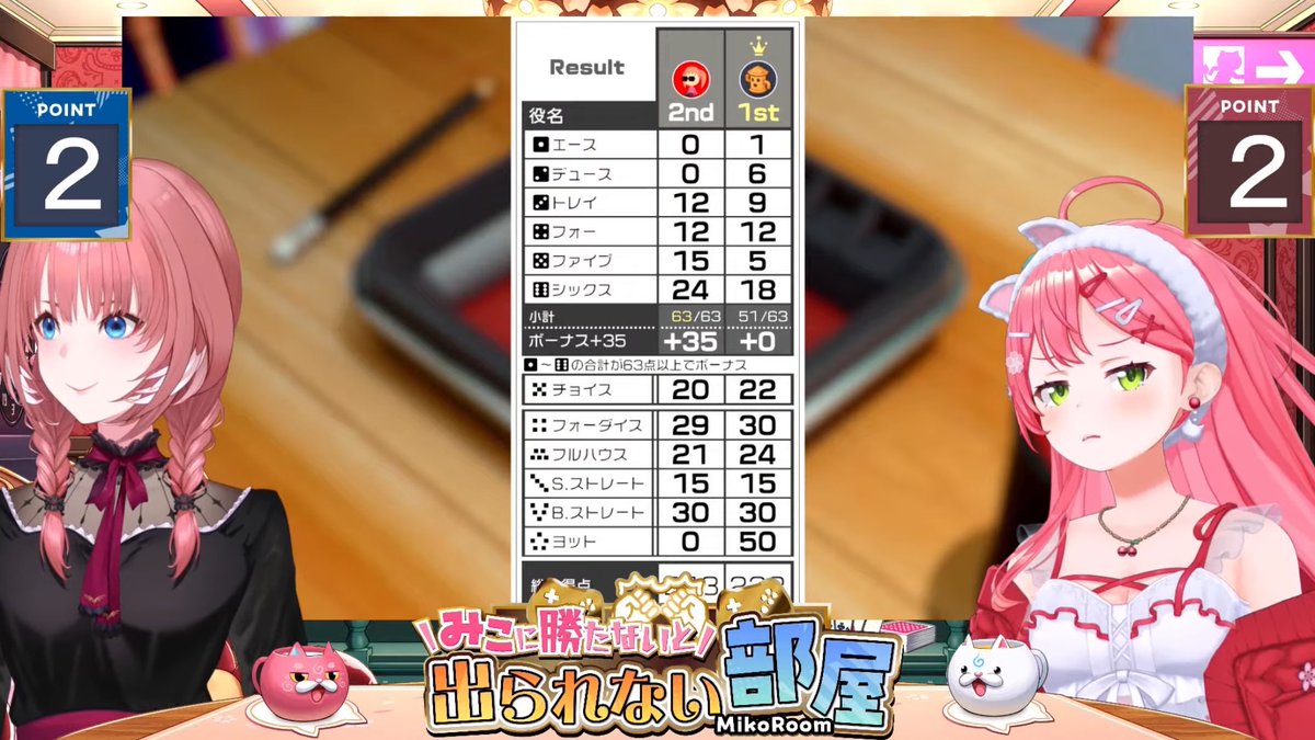 みこ勝ち部屋 おつ #みこったかにぇ ～！ 🌸🥀 今回は惜しくも負けて