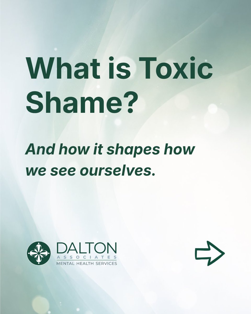 DaltonAssociate's tweet photo. Toxic shame is more than feeling bad about something you’ve done. It is the belief that something is wrong with you at your core. Often shaped by early experiences like criticism, neglect, or feeling unseen, it can show up as constant self-doubt, people-pleasing, or a harsh inner voice that’s hard to quiet.

The impact can be subtle but far-reaching, affecting how you relate to yourself and others, how you take risks, and how worthy you feel of care, success, or connection.

The good news is that toxic shame is not permanent. With awareness, self-compassion, supportive relationships, and the right therapeutic support, it is possible to challenge these beliefs and begin to see yourself more clearly and more kindly.

If this resonates, you are not alone.

For more information on our resources check out our website at https://t.co/Yx9rCgw6mH