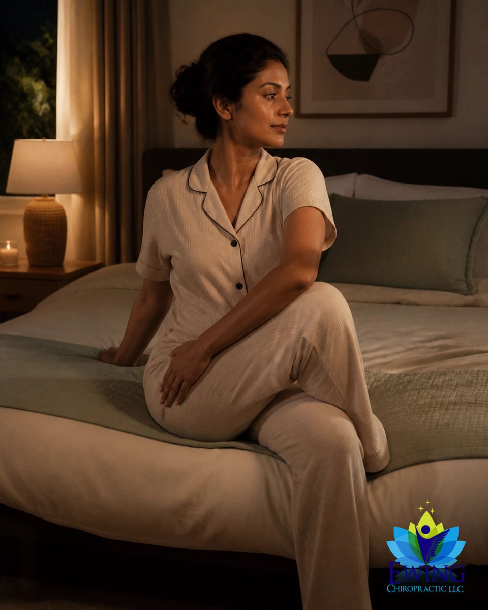 ewingchiro's tweet photo. Ready for the best sleep ever? It’s Day 4 of our Sleep Well series! 🌙 Spend 5 minutes on a nightly reset stretch to decompress your spine before bed. Your back will thank you in the morning! ✨

#BetterSleep #ChiropracticCare #NightlyRoutine #EwingChiro https://t.co/amjypFgFGK
