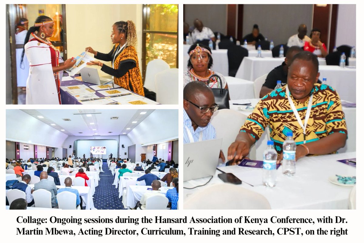 thecpst's tweet photo. The CPST is participating in the 8th Annual Conference of the Hansard Association of Kenya, taking place from 11th to 15th May 2026 in Kisumu County, as both a delegate and exhibitor at the regional forum dedicated to the future of parliamentary reporting.

#hansard https://t.co/RT7WkDF1TF