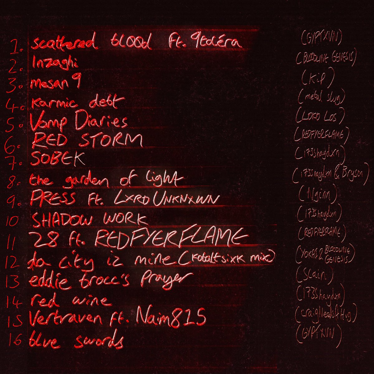 GYPTXVN's tweet photo. Red Label 
(LP) 

16 Songs. 
Out Now https://t.co/lNmbJskhbt