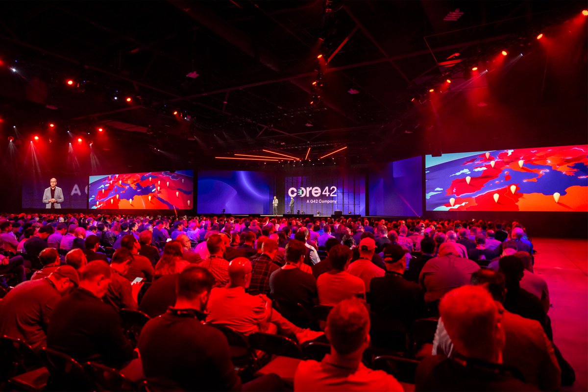 core42_ai's tweet photo. At @RedHat Summit 2026 in Atlanta, our EVP Engineering & GM Core42 US, @rchakravarthi1 , took the mainstage alongside Red Hat CPO @asheshbadani  to explore a defining shift: AI leadership will belong to nations and enterprises that control the infrastructure beneath it.

At Core42, we are building for that reality: sovereign, high-performance infrastructure designed for the AI era.

#Core42 #RHSummit #RedHatSummit2026 #AI #DigitalInfrastructure #DigitalTransformation