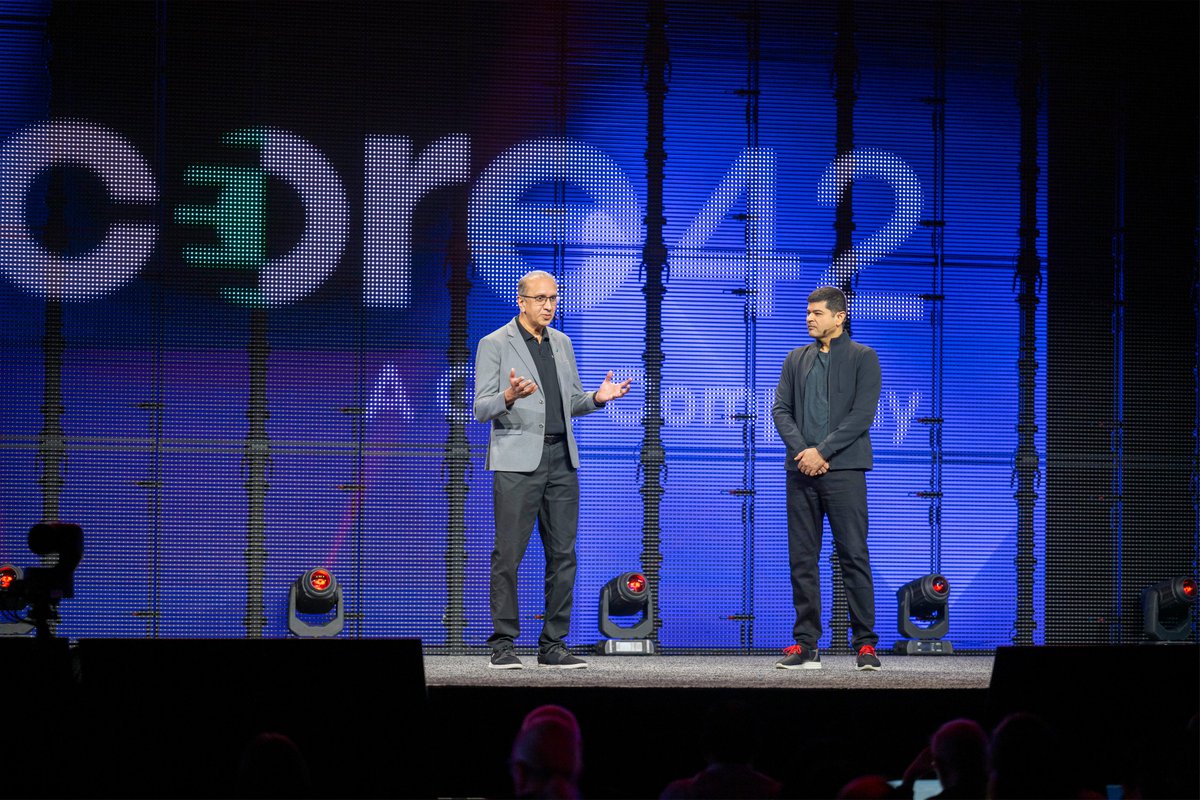 core42_ai's tweet photo. At @RedHat Summit 2026 in Atlanta, our EVP Engineering & GM Core42 US, @rchakravarthi1 , took the mainstage alongside Red Hat CPO @asheshbadani  to explore a defining shift: AI leadership will belong to nations and enterprises that control the infrastructure beneath it.

At Core42, we are building for that reality: sovereign, high-performance infrastructure designed for the AI era.

#Core42 #RHSummit #RedHatSummit2026 #AI #DigitalInfrastructure #DigitalTransformation