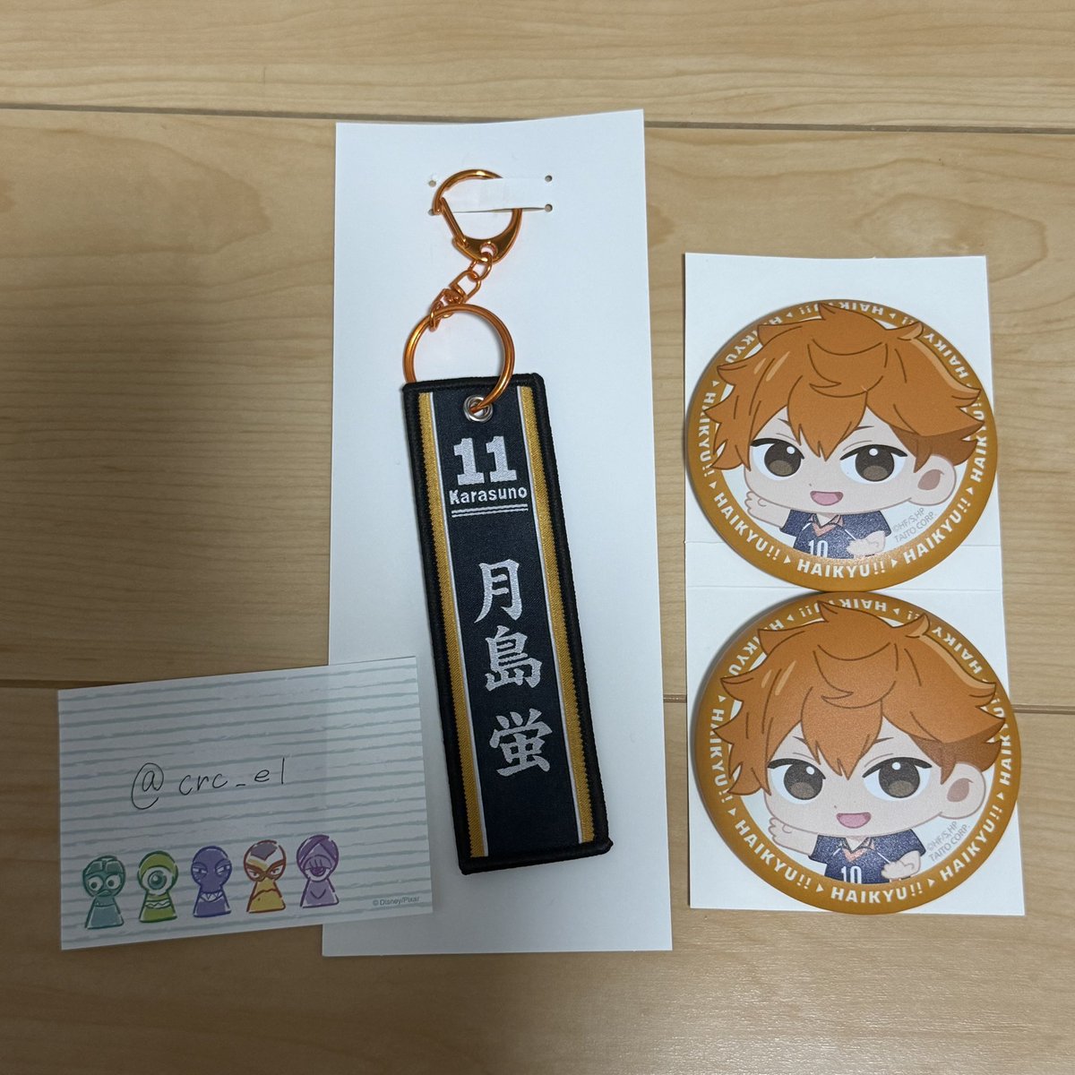 crc_el's tweet photo. @kikklike_0529 検索より失礼いたします
Ｆ賞日向所持しております。ゆーま様のＦ賞影山と交換可能でしょうか？郵送対応可能でございます。難しいと思いますがご検討いただけますと幸いです。よろしくお願いいたします。 https://t.co/MCOrU6SiuT