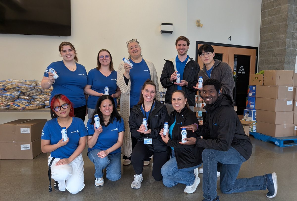 VitalusDairy's tweet photo. Earlier this week, our Compliance team took time out of their day to volunteer with Archway Community Services for the Starfish Packs Program! Check out some photos from the event. https://t.co/hw05rQHd6u