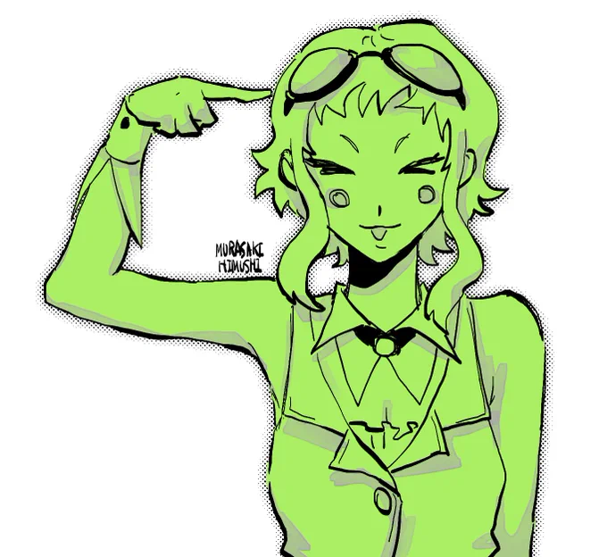 息抜きで #GUMI ちゃん描いてた