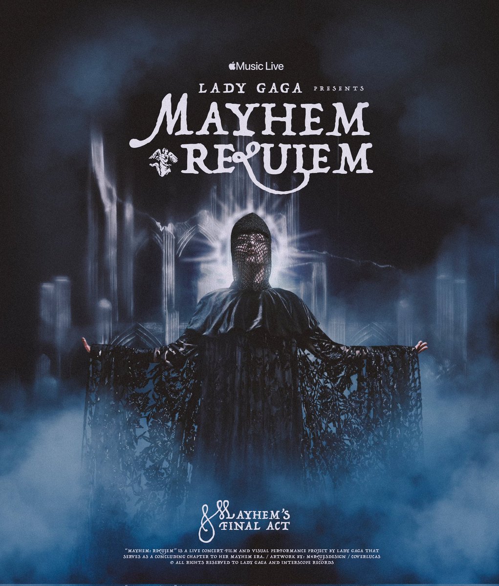 JonoMonster1990's tweet photo. #MAYHEMRequim is honestly insane. What a perfect way to end what might be one of my favourite Lady Gaga eras so far. 🖤🖤🖤🖤🖤 https://t.co/e9a00blnPN