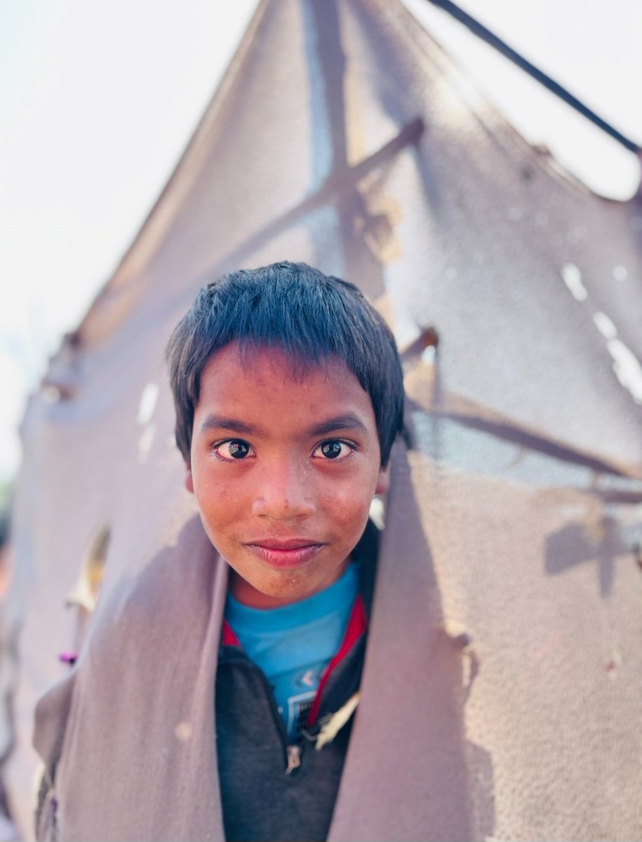 NKTB's tweet photo. Peering from a canvas flap, bright eyed, curious, hungry for names of letters, the stories they told He didn’t ask for toys, he asked for a chance to learn
Supporting children becomes an amplifier of hope, turning a child's whisper of 'maybe' into a confident 'I can' @AasraaTrust https://t.co/rIlrP01CNJ
