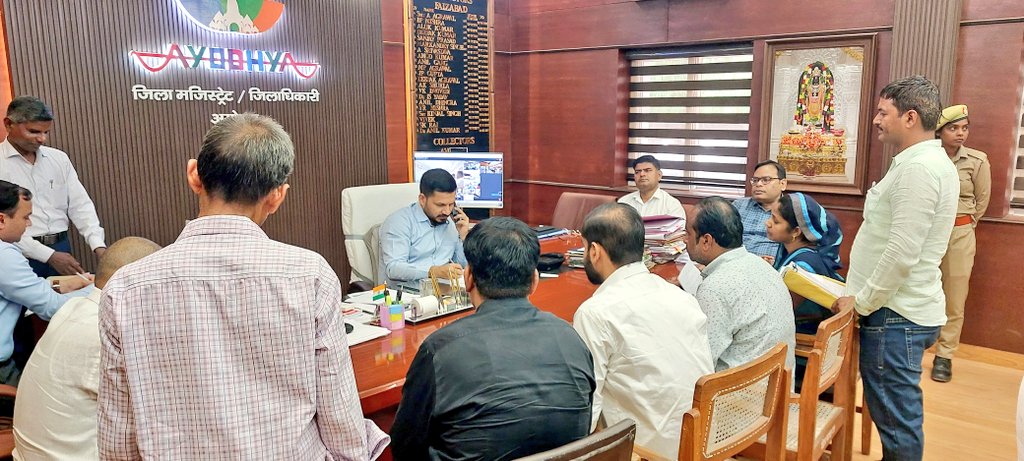 District Magistrate Ayodhya tweet media