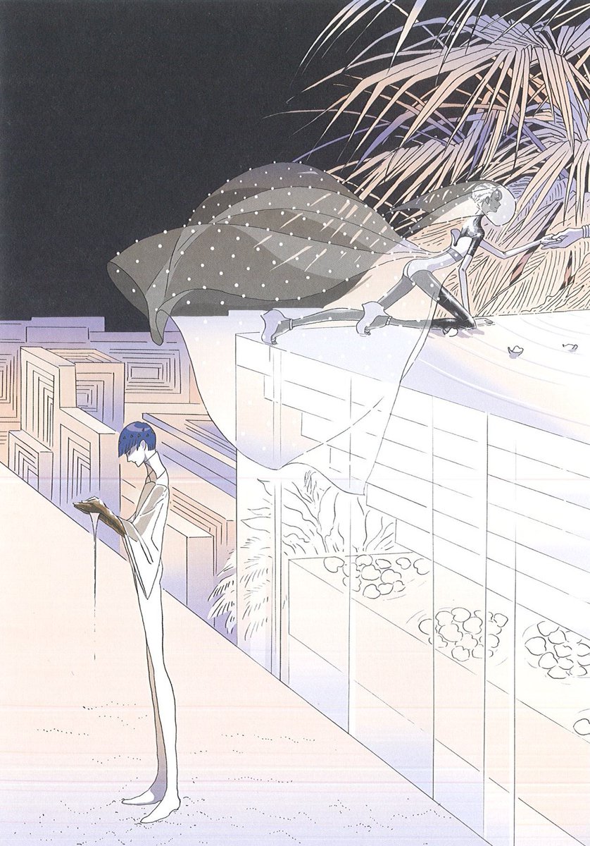phosinpeace's tweet photo. Scans of the houseki no kuni monthly afternoon clean covers from the comet artbook! https://t.co/WQeV78dUUd